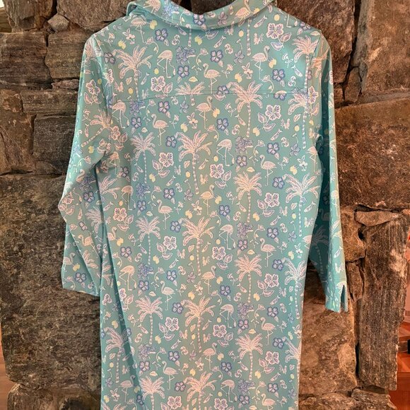 VINEYARD VINES SANKATY MARGO SHIRT DRESS SIZE LARGE - PRISTINE CONDITION! - Picture 2 of 5
